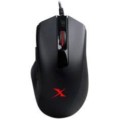 Mouse Gamer Bloody X5 Max 10000 DPI RGB Neon Com Fio Preto