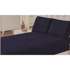 Lençol De Plush casal Padrão Mantinha Soft Com Fronha 3Pçs - BORGON, P