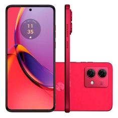 Smartphone Motorola Moto G84 256Gb Viva Magenta Vegan Leather 5G Tela