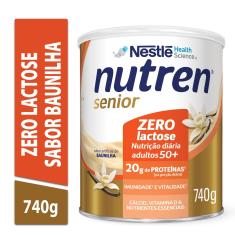 Complemento Alimentar Nutren Senior Zero Lactose Baunilha com 740g 740g