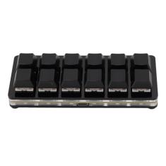 Teclado Pequeno para Jogos, Teclado Mecânico Programável 12 Teclas Com Luzes RGB e Interruptores Hot Swappable, Scripts Personalizáveis ​​Teclado 12 Teclas para PC Office Work