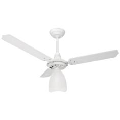 Ventilador de Teto Loren Sid Branco 3 Pás - 3 Velocidades Diplo Lumi M