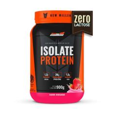 Beef Isolate Protein Proteína da Carne New Millen 900g,  Morango