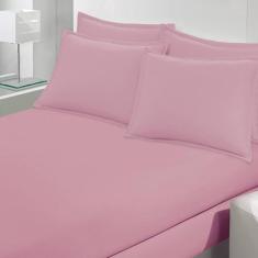 Lencol Avulso Solteiro com Elastico Malha Image Rose Bouton, Rose