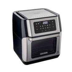 Fritadeira Air Fryer Black Decker 12 Litros AFO12G Preto E Inox 127v -