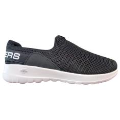 Tênis Casual Skechers Go Walk Joy Feminino - Preto/Branco