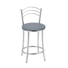 Kit 2 Banquetas Cromadas Bc26c Assento Espuma D15