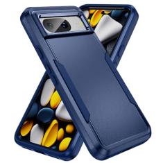 SORAKA Capa para Google Pixel 8 Capa rígida de PC Capa macia de TPU para para-choques Capa robusta de ajuste fino Capa Google Pixel 8