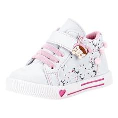 Tênis Infantil Cano Alto Linda Jú 60221-Feminino