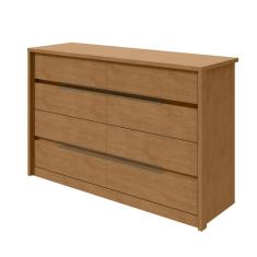Cômoda Urban 8 Gavetas Amêndoa Clean