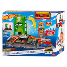Pista Hot Wheels City Conjunto Posto de Recarga HTN79 - Mattel