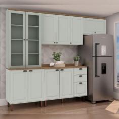 Cozinha Modulada Cristal 280 cm Conjunto Provençal Completo - GenialFl