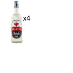 Kit Cachaça Seleta Prata 1000ml 4 unidades