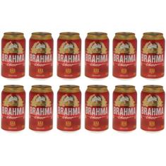 Cerveja Brahma Chopp Lager Pilsen 12 Unidades - Lata 350ml, 12 Unidade