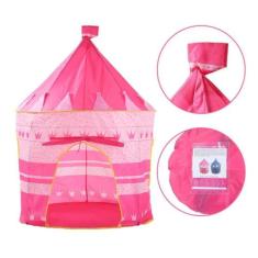 Toca Barraca tenda Infantil Castelinho Cabana Dobrável, Rosa