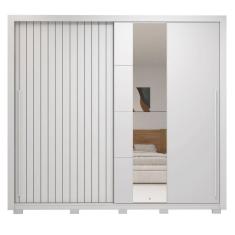 Guarda Roupa Casal 2 Portas 4 Gavetas Romanus Branco Caemmun