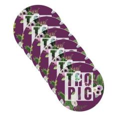 Sousplat Cactus Tropic - NSW, 6 Peças, Sem base