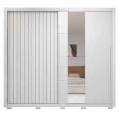 Guarda Roupa Casal 2 Portas 4 Gavetas Romanus Branco Caemmun