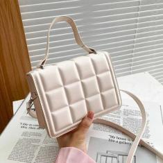 Bolsa Feminina Transversal, Ombro, Mao, Pequena Tipo Barra - Tem Tudo 