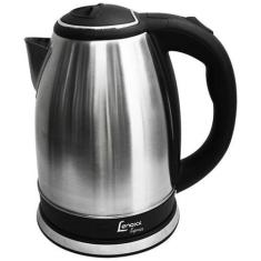 Chaleira Elétrica Express Lenoxx PCE 211, Prata e Preto, 220V