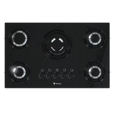 Cooktop 5 Bocas Venax Sognare Tripla Chama Preto Gas Glp, Bivolt