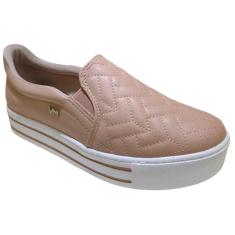 Tênis Iate Casual Feminino Slip-On Via Marte 22-10208-Feminino