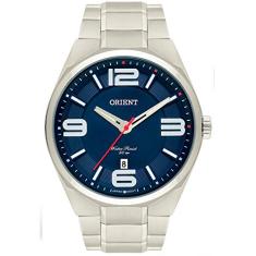 Relógio Masculino Orient Aço Mbss1326 D2sx Azul