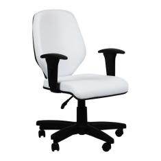 Cadeira de Escritório Presidente Amor Branca