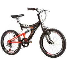 Bicicleta Infantil Track Bikes Aro 20 Xr 20 Full 6 Marchas Com Suspens
