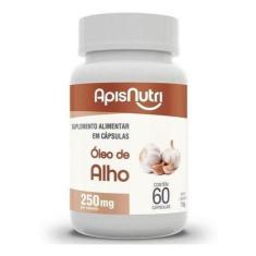 Óleo De Alho 250Mg Com 60 Cápsulas - Apisnutri