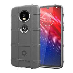 Capa para Moto Z4, sensação macia, proteção total, anti-arranhões e impressões digitais + capa de celular resistente a arranhões para Moto Z4