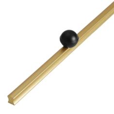 Maçanetas de porta de armário de liga de zinco e liga de alumínio, puxadores de porta de gaveta, ferragens de móveis, 5251,320mm