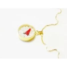 Colar Cordão Gargantilha Sal Grosso Pimenta Folheado