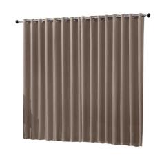 Cortina Blackout Em Tecido 7 Metros Quarto Sala Lazer Bege - Beatriz E