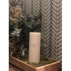 Vela Cilíndrica Cera Natural 7,5x20cm - Candella
