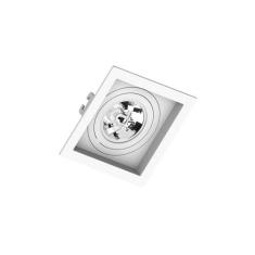 Spot Embutir AR70 Quadrado Recuado Bivolt - I9LED, Branco