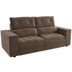 Sofá 2,08 Metros Retrátil e Reclinável Kappesberg New Vintage Plus