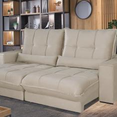 Sofá Retrátil e Reclinável Thor - Molas Ensacadas 290 Cm – Veludo