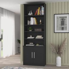 Estante para Livros 2 Portas 5 Prateleiras 223cmx78,5cm