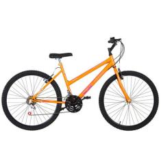 Bicicleta Aro 26 Ultra Bikes Feminina Freio V Brake, Laranja, Aro 26