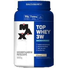 Top whey 3w + performance pote 900 kg whey protein isolado concentrado