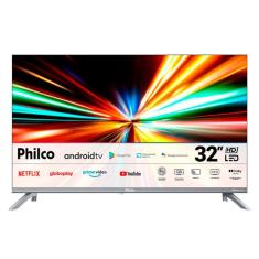 Smart TV 32 Polegadas PTV32M9GACGB HD LED Dolby Audio Android TV Philco
