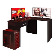 Mesa Gamer DRX 9000 Com Kit Extensor Para Escritório Estudos