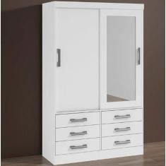Guarda Roupas Meridian Plus 2Pts 100% MDF DDoro Móveis - D Doro Móveis
