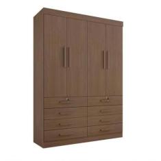 Guarda Roupas Mônaco Plus 4Pts 100% MDF DDoro Móveis - D Doro Móveis