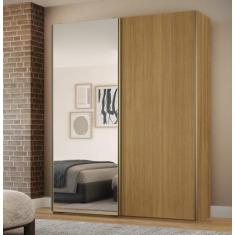 Guarda-Roupa Raffinato 100% MDF2 Portas 1 Espelho - Belmax