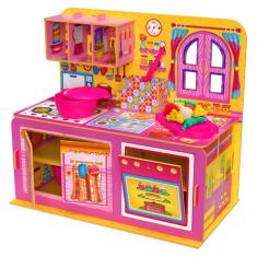 Cozinha Infantil 3D De Brinquedo De Madeira Com Massinhas