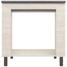 Balcão Bartira Cristal MDP 15mm para Cooktop e Forno - 80cm de largura