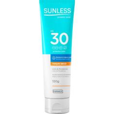 Protetor Solar Sunless FPS 30 120g - FARMAX COSMÉTICOS