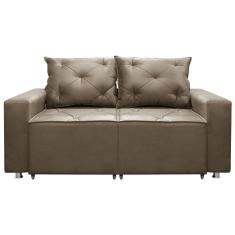 Sofá 2 lugares Retrátil e Reclinável Bariloche 1.80cm C/ Molas Suede Shop das Cabeceiras